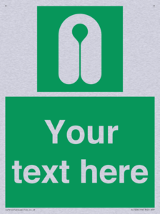 Custom sign safe condition Lifejacket